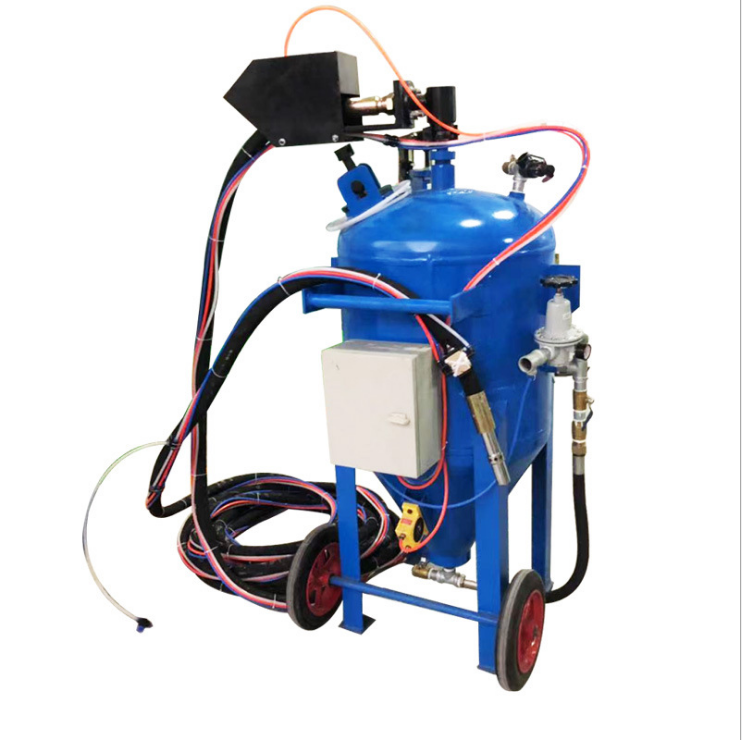<b>環保水噴砂機手動開放式水砂混合高壓噴砂機表</b>