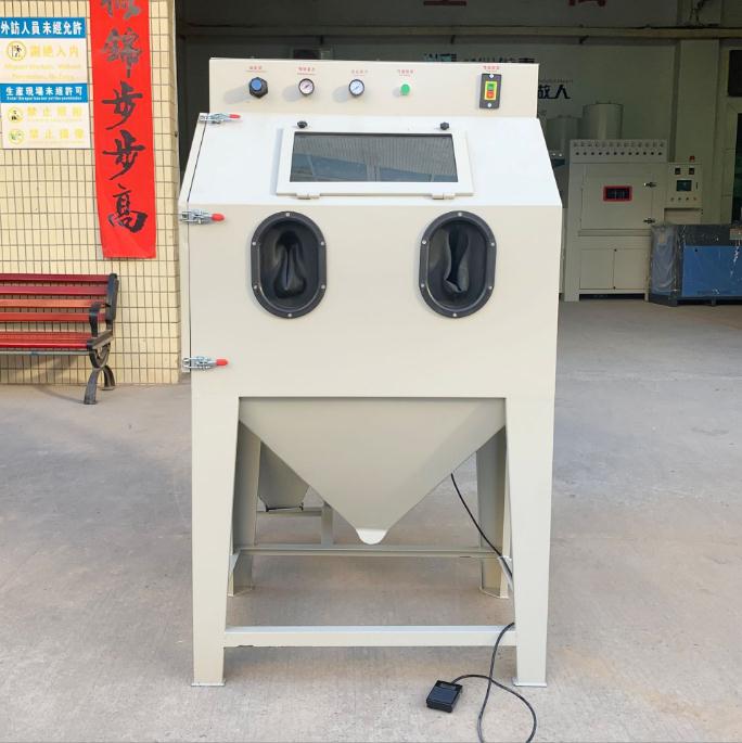 <strong>手動箱式噴砂機 五金除銹無塵干式打沙噴</strong>